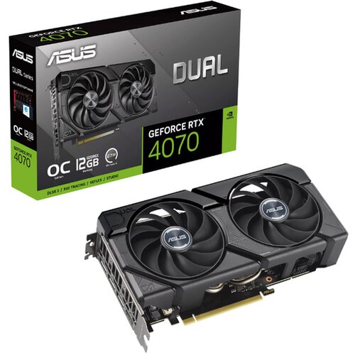 Asus nvidia geforce rtx 4070 super 12GB 192bit DUAL-RTX4070S-O12G-EVO grafička karta Slike