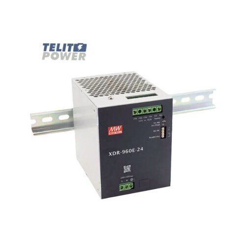 Mean Well XDR-960E-24 – 960W DIN, industrijsko šinsko napajanje 24V, ultra tanko ( 4972 ) Cene