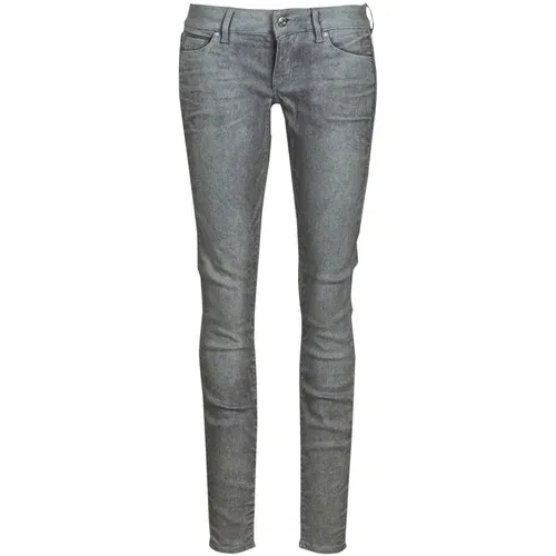 G-star Raw 3301 Low Skinny Wmn Siva