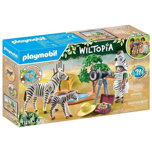 Playmobil Wiltopia Fotograf zebri Slike