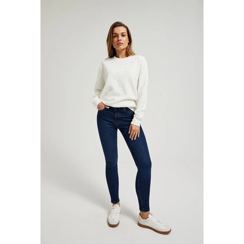 Moodo Women&amp;#039;s cotton skinny jeans - blue Slike