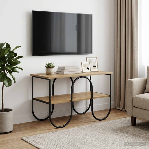  TV stalak 80 x 40 x 50 cm Hrast artisan Konstruirano drvo Cijene
