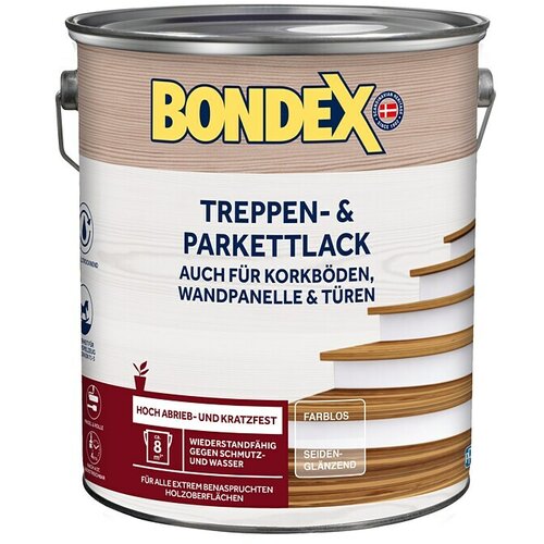 BONDEX Lak za stopni&scaron;ča in parket (Brezbarven, Svilnati sijaj, 5 l) Cene