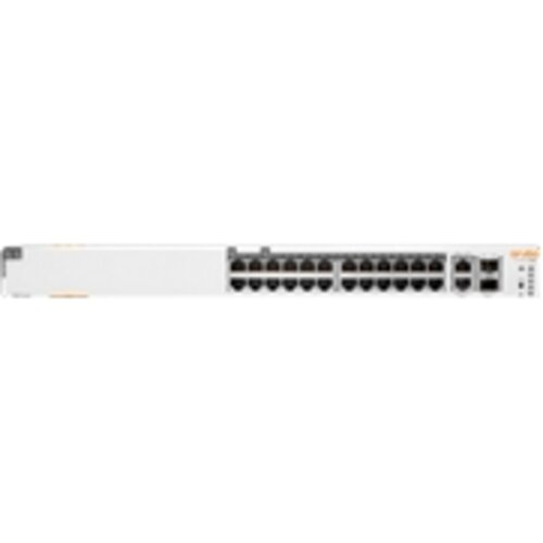 HP Hewlett Packard Enterprise Aruba Instant On 1960 24G 20p Class4 4p Class6 PoE 2XGT 2SFP+ 370W Managed L2+ Gigabit Ethernet (10/100/1000) Power over Ethernet (PoE) 1U White Slike