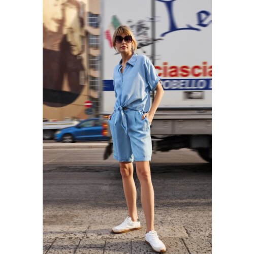 Marisse Women's Shirt L-Ko-4636 Blue Cene