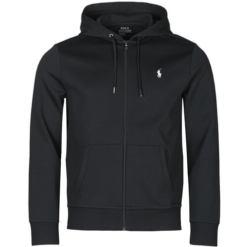 Polo Ralph Lauren Puloverji SWEATSHIRT A CAPUCHE ZIPPE EN JOGGING DOUBLE KNIT TECH LOGO PONY Črna Cene