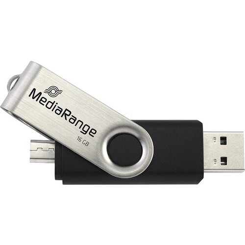 Mediarange Germany USB FLASH MEMORIJE 16GB/2.0/OTG MICRO USB+USB DUAL DRIVE MR931-2 Cene