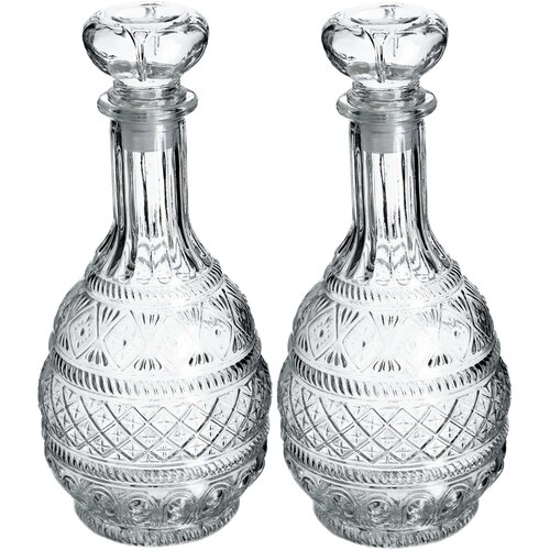 KADAX vrč za viski, kristalna steklenica za alkohol 1 l s pluto, 2 kosa, (5000351569) Cene