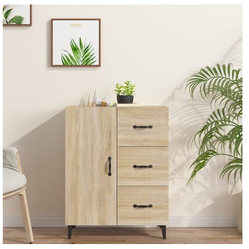  Komoda boja hrasta sonome 69 5x34x90 cm od konstruiranog drva Cijene