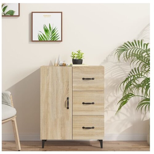  Komoda sonoma hrast 69,5x34x90 cm inženirski les Cene