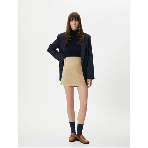 Koton Stoned Mini Skirt Standard Waist Tight Fit A Cut