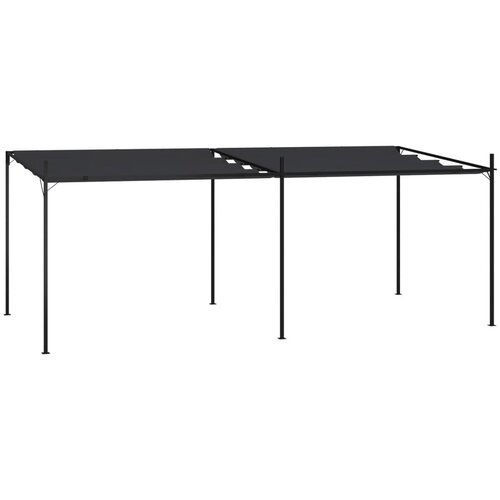 vidaXL Paviljon z zložljivo streho 600x300x233 cm antraciten, (20729327) Cene
