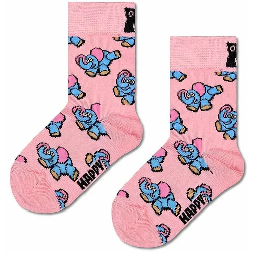 Happy Socks Dječje čarape Kids Inflatable Elephant Sock boja: ružičasta