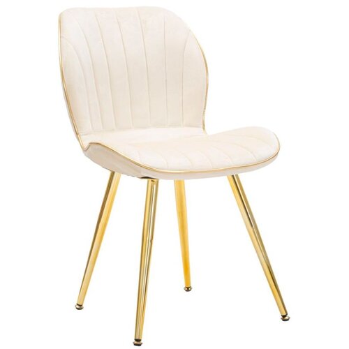 Mauro Ferretti Stolica Paris space krem-zlatna set 2 cm 46x58x77 Cijene