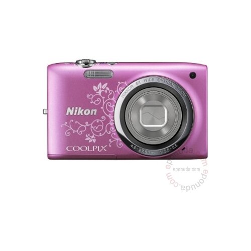 Nikon Coolpix S2700 Pink digitalni fotoaparat Slike