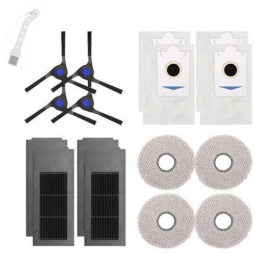 INORCO Rezervni deli za Deebot X2 X2 Omni X2 Pro DEX86 robotski sesalnik, stranska krtača, HEPA filter, vrečka za prah, krpe za brisanje, (21854276) Slike