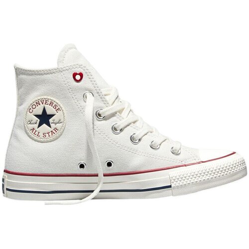 Converse Visoke superge Baskets Chuck Taylor All Star motif c&oelig;ur Bela Cene