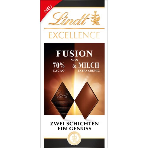 Lindt Čokolada Excellence Fusion - 70 % mlečna - 100 g Cene