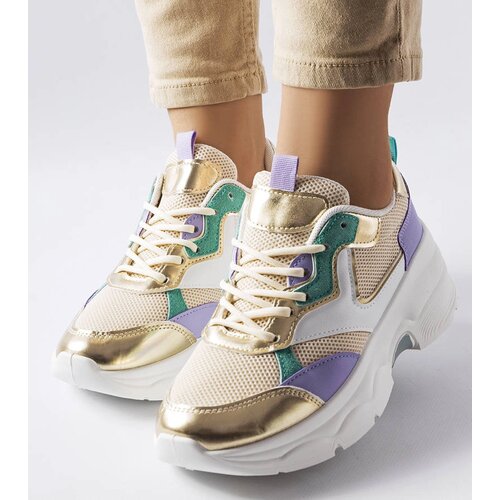 Gemre White and gold women's sneakers Séguin Cijene