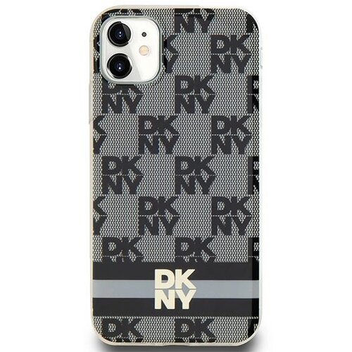 Dkny OVITEK S KARIRANIM MONO VZORECEM MAGSAFE ZA IPHONE 11 XR ČRN, (21899430) Cene