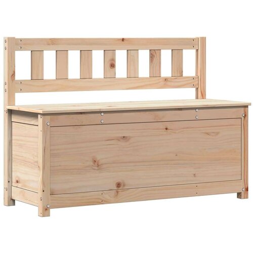 VidaXL Klupa 110 x 41 x 76 5 cm od masivne borovine Slike