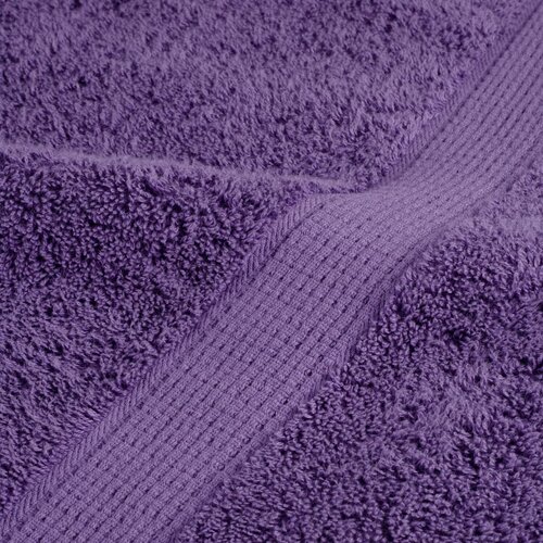  Ručnici SOLUND 2 kom ljubičasti 100 x 200 cm 600 gsm Slike