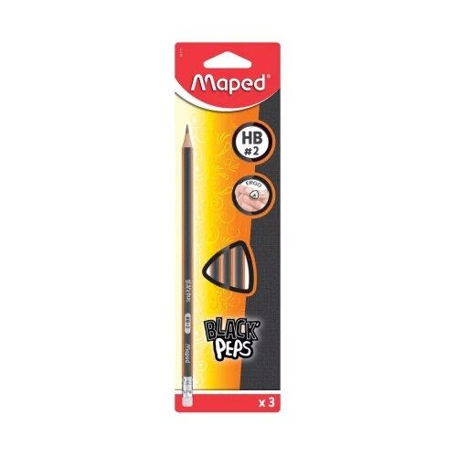Maped grafitna olovka gum black peps 1/3 ( m851711 ) Cene
