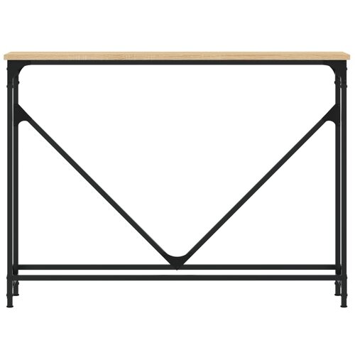  Konzolni stol boja hrasta 102 x 22,5 x 75 cm konstruirano drvo Slike