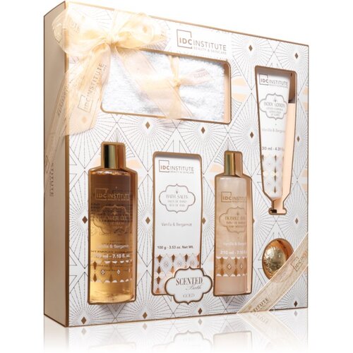 IDC INSTITUTE Scented Bath Gold darilni set za ženske Cene