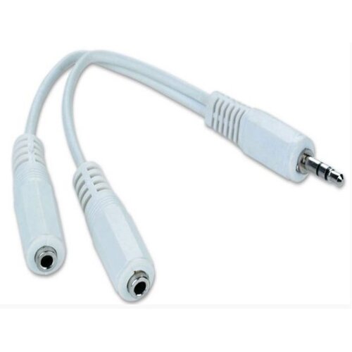 Gembird CCA-415W AUDIO ADAPTER, 2X3.5MM&amp;gt;3.5MM adapter Slike