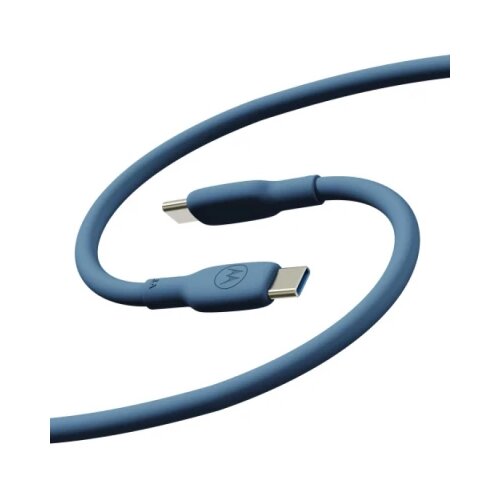 Motorola Silicone 2m Kabl Type C na Type C 5A, Blue / 100W Cene