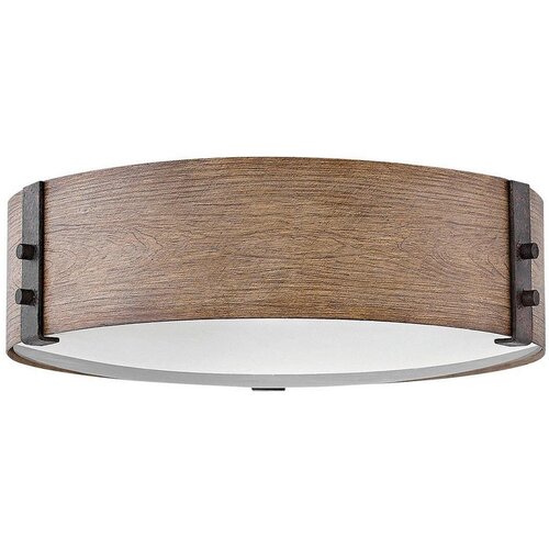Elstead Lighting Hinkley HK-SAWYER-F-M-SQ - Plafonsko svetlo SAWYER 3xE14/40W/230V, prečnik 38 cm, braon Cene