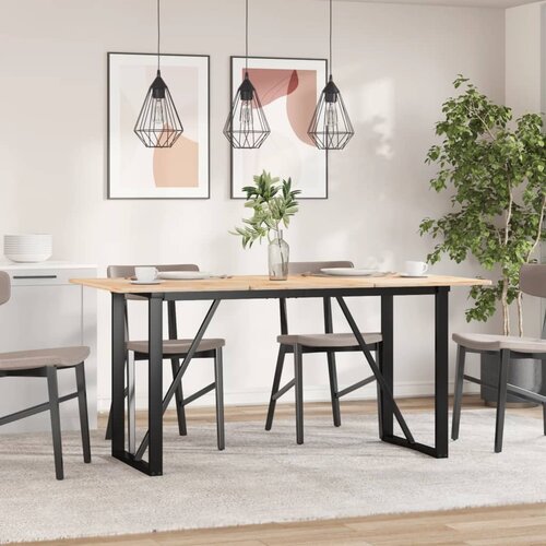 Furnova Noge za jedilno mizo O-okvir 140x60x73 cm lito železo, (21946296) Slike