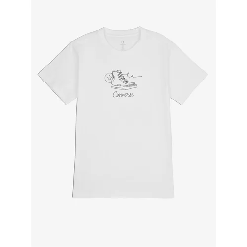 Converse White Women's T-Shirt - Women