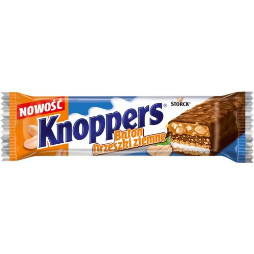 Nepoznato mini bar storck knoppers peanut 40g Slike