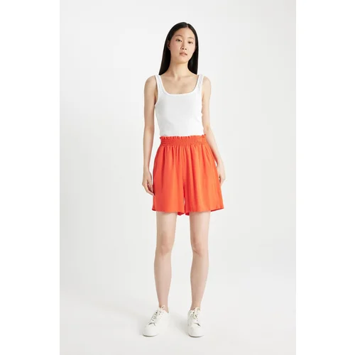 Defacto Paperbag High Waist Wide Leg Belmando Shorts