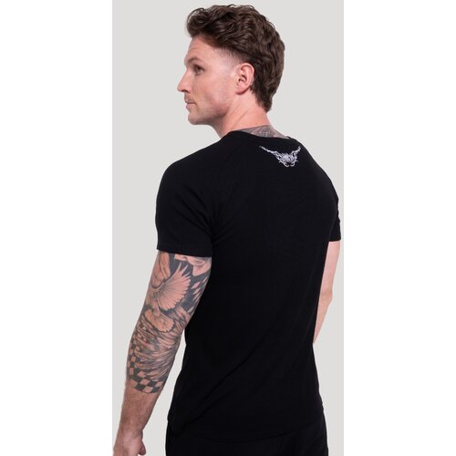 GymBeam Tribal Ribbed T-shirt Black S Slike