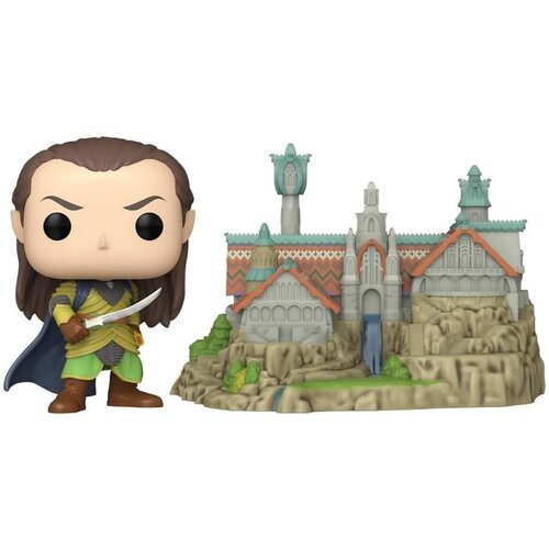 Funko bobble figure movies - the lord of the rings pop! - elrond with rivendel Cene
