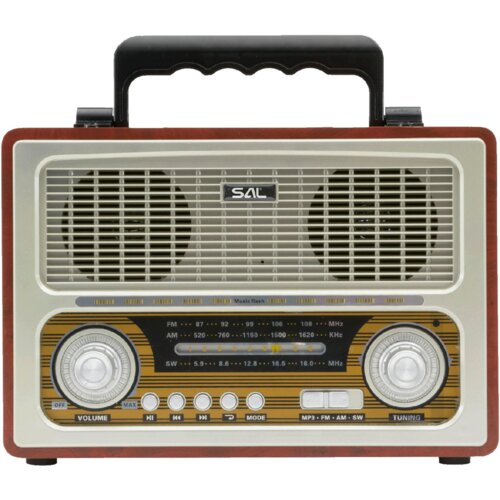 Sal Retro radio + Bežični zvučnik, 4u1, FM, MP3, AUX, RRT3, Bluetooth Cijene
