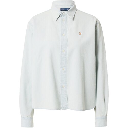 Polo Ralph Lauren Bluza svijetloplava / smeđa Cijene