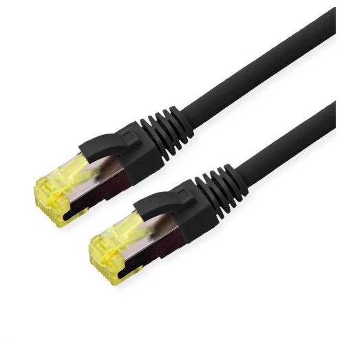 Roline Outdoor S/FTP Patch Cord Cat.6A/Class EA Stranded TPE LSOH crna 1.0 m Cene