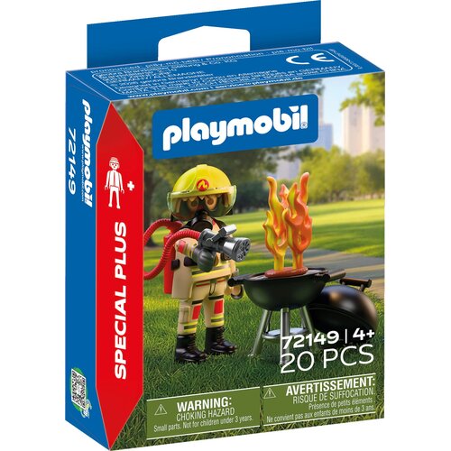 Playmobil 72149 - gasilec z ognji&scaron;čem - 1 k. Cene