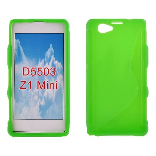  Silikonski ovitek SONY Xperia Z1 mini D550 zelen Slike