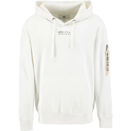 Alpha Industries Sweater majica bež / taupe siva / crna / bijela