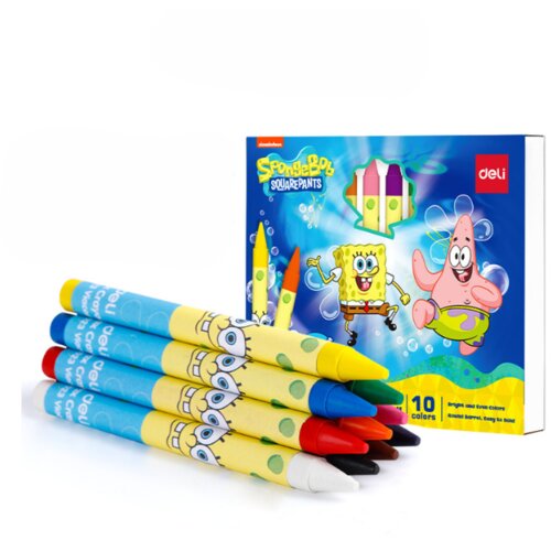 Deli Set voštenih bojica Sunđer Bob EC219-10, 10 komada Cene