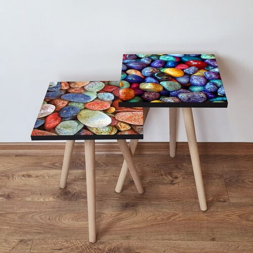 Hanah home set klub stočića 2Shp401, 2 komada, Šareni Cene