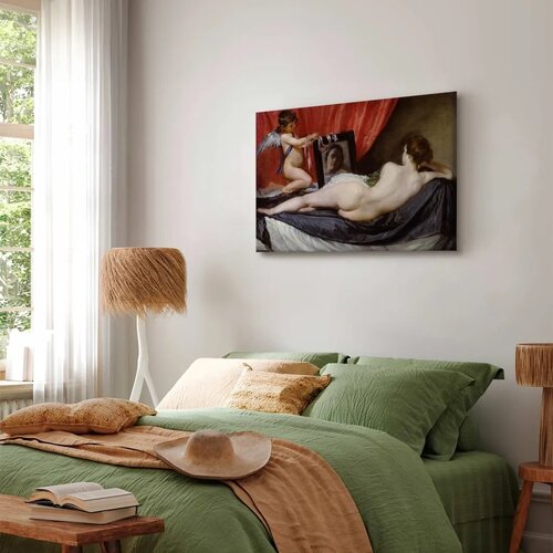  Slika - Diego Vel&amp;aacute;zquez &amp;ndash; The Rokeby Venus 60x40 Akustična Slike