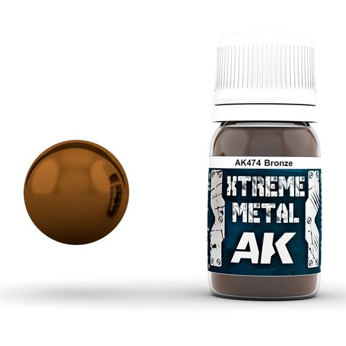 AK Interactive Xtreme Metal Bronze 30ml - AK474 Slike