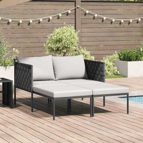  Ležaljka na suncu s jastukom Antracit 153 x 115 x 69.5 cm Cijene