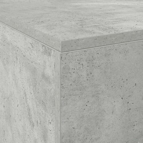  Okvir kreveta za pohranu Beton sivi 120x190 cm Slike